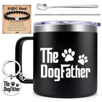 Copo para beber Fufendio Dog Father 414 ml em aço inoxidável