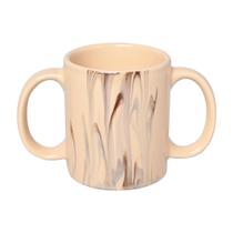 Copo para beber HealthGoods em caneca de cerâmica de alça dupla 350 ml Copo para beber HealthGoods em caneca de cerâmica de alça dupla 350 ml
