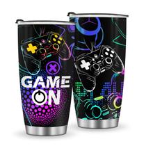 Copo para beber Jekeno Gamer Tumbler 591ml em aço inoxidável Copo para beber Jekeno Gamer Tumbler 591ml em aço inoxidável