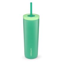 Copo para beber LifeStraw Go Tumbler 530ml Filtro de água verde Copo para beber LifeStraw Go Tumbler 530ml Filtro de água verde