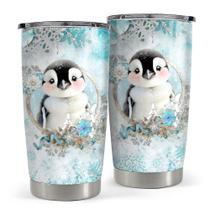 Copo para beber SANDJEST Penguin 590ml em aço inoxidável