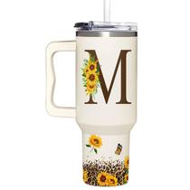 Copo para beber SUFAVN Copo personalizado de girassol de 40 onças