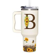 Copo para beber SUFAVN Copo personalizado de girassol de 40 onças