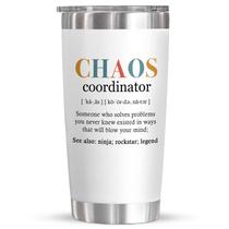 Copo para beber TEEZWONDER Chaos Coordinator 591ml isolado Copo para beber TEEZWONDER Chaos Coordinator 591ml isolado