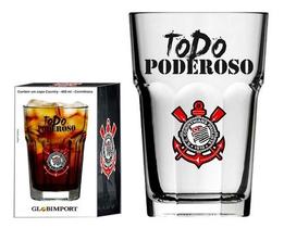 Copo Para Cerveja Corinthians Poderoso 400ML Produto Oficial Copo Para Cerveja Corinthians Poderoso 400ML Produto Oficial
