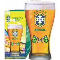 Copo Para Cerveja Shape 470Ml Globimport - Bandeira Brasil