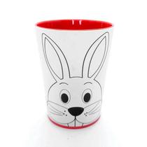 Copo para Colorir Color Cup Coelho de Páscoa 10cm - 15 unidades - Rizzo