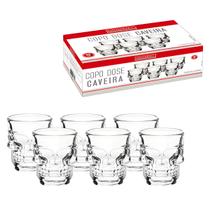 Copo para Dose Shot em Formato de Caveira 50mL - 6 Unidades - Hauskraft Copo para Dose Shot em Formato de Caveira 50mL - 6 Unidades - Hauskraft