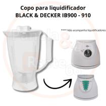 Copo para liquidificador BLACK & DECKER IB900 IB910 Copo para liquidificador BLACK & DECKER IB900 IB910
