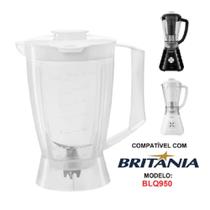 Copo para liquidificador Britania BLQ 950/ translucido tampa branca