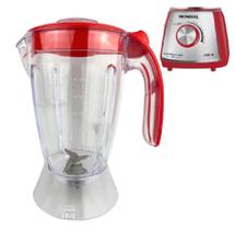 Copo Para Liquidificador Mondial Eletronic Inox L74 Vermelho