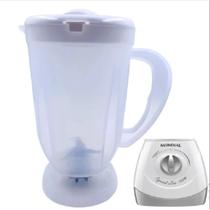 Copo para liquidificador Mondial Power translucido tampa branca