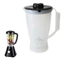 Copo para liquidificador Philco PH 800 translucido tampa preta