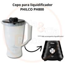 Copo para liquidificador PHILCO PH800 material translúcido Copo para liquidificador PHILCO PH800 material translúcido