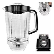 Copo Para Liquidificador Semp Easy Li6019pt Cristal Tampa Preto