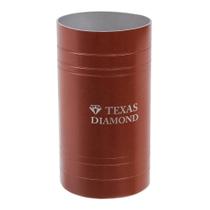 Copo para Tereré Aço Inox Vermelho Texas Diamond 29534 Copo para Tereré Aço Inox Vermelho Texas Diamond 29534