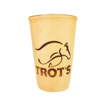 Copo Para Tereré Redondo Aço Inoxidável Couro 300ml - Trot's Copo Para Tereré Redondo Aço Inoxidável Couro 300ml - Trot's