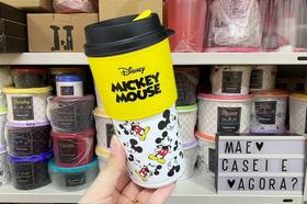 Copo para Viagem 490 ml Mickey Mouse - Tupperware Copo para Viagem 490 ml Mickey Mouse - Tupperware