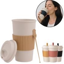 Copo para Viagem bucks Reutilizável P/Viagem Copo Com Tampa e mexedor BPA Free