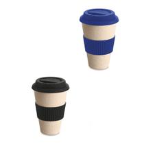 Copo Para Viagem Em Fibra De Bambu 450 Ml