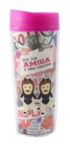 Copo Para Viagem Ser Sua Amiga É Uma Loucura Com Tampa 500ml Copo Para Viagem Ser Sua Amiga É Uma Loucura Com Tampa 500ml
