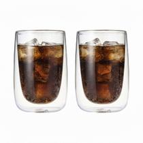 Copo Parede Dupla de Vidro 240ml, 2pcs Ruvolo