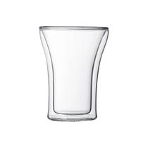 Copo Parede Dupla Rio de Ouro 240ml Estilo e Isolamento Térmico Superior.