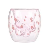 Copo Pata De Gato Cat Claw Cup Cute Copo Gatinho Vidro