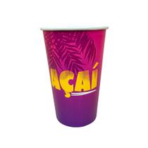 Copo Personalizado De Papel P/ Açaí 300ml - 100 Unid