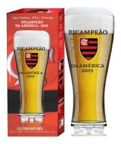 Copo Personalizado do Flamengo Campeão Vidro 370ml