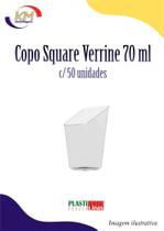 Copo PIC 071 Square Verrine 70 ml c/50 unidades - Plastilânia - sobremesas, mousses (99917211) Copo PIC 071 Square Verrine 70 ml c/50 unidades - Plastilânia - sobremesas, mousses (99917211)