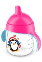 COPO PINGUIM AVENT DE TREINAMENTO 260ml - 0% BPA - 12m+ - ROSA - PHILIPS AVENT