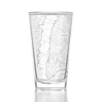 Copo Pint Well Told Mapa de NYC 473 ml Transparente Gravado Copo Pint Well Told Mapa de NYC 473 ml Transparente Gravado