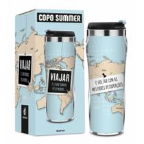 Copo Plast Inox Temas New Viajar Pelo Mundo