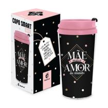 Copo Plast. Termico Smart - Mae Maior Amor do Mundo - BRASFOOT