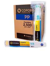 Copo plástico 180mL PP transparente C/2.500 unidades - Copobras