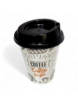 Copo Plástico 360mL Frases Sortidas com Tampa Jaguar Tipo Americano Bucks