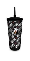 Copo Plástico 500ml com Canudo do Vasco - Brasfoot