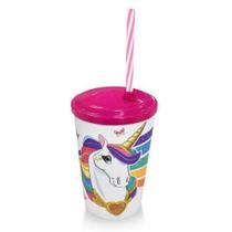 Copo Plástico 550ml Com tampa e Canudo 23x9cm 25636 Arqplast Copo Plástico 550ml Com tampa e Canudo 23x9cm 25636 Arqplast