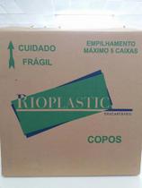 Copo Plástico 550ml PP - Rioplastic Caixa com 1000 UNIDADES(20 pacotes x 50 copos)
