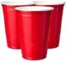 Copo Plástico Americano Shot Tequila 30Ml Vermelho-Kit 20Un Copo Plástico Americano Shot Tequila 30Ml Vermelho-Kit 20Un
