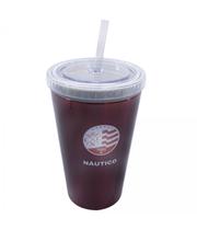 Copo Plástico Canudo 500 Ml - Náutico Copo Plástico Canudo 500 Ml - Náutico