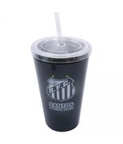 Copo Plástico Canudo 500 Ml - Santos