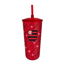 Copo Plástico Clube De Regatas Flamengo Com Canudo Oficial Copo Plástico Clube De Regatas Flamengo Com Canudo Oficial
