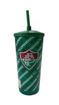 Copo Plástico com Canudo - Fluminense Copo Plástico com Canudo - Fluminense