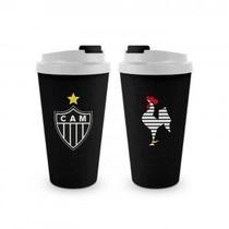 Copo Plástico Decorado 500ml Brasfoot Presente Click c/ Tampa Times Futebol Atlético Mineiro Galo Copo Plástico Decorado 500ml Brasfoot Presente Click c/ Tampa Times Futebol Atlético Mineiro Galo