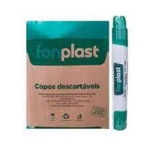 Copo Plástico Descartável 180ml Fonplast Cx 2500 Unidades