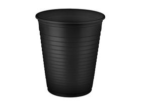 COPO PLÁSTICO DESCARTÁVEL 200 ml PRETO 50 un. COPO PLÁSTICO DESCARTÁVEL 200 ml PRETO 50 un.