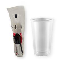 Copo Plástico Descartável PS Liso Translúcido Suco Refrigerante Copaza - 500ml - 250 Unidades (5x50pct)