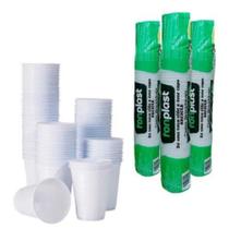 copo plástico fonplast 300ml c/100 unidades.